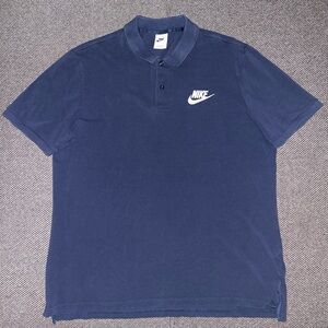 Nike Men's Navy Blue Polo Shirt